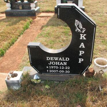KAPP Dewald Johan 1970-2007