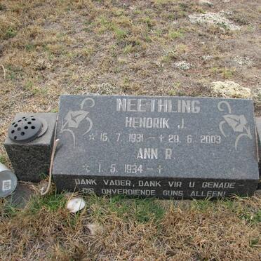 NEETHLING Hendrik J. 1931-2003 &amp; Ann R. 1934-