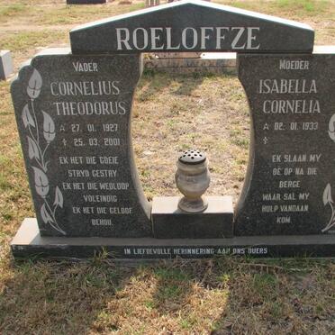 ROELOFFZE Cornelius Theodorus 1927-2001 &amp; Isabella Cornelia 1933-