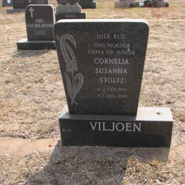 VILJOEN Cornelia Susanna nee STOLTZ 1913-1990