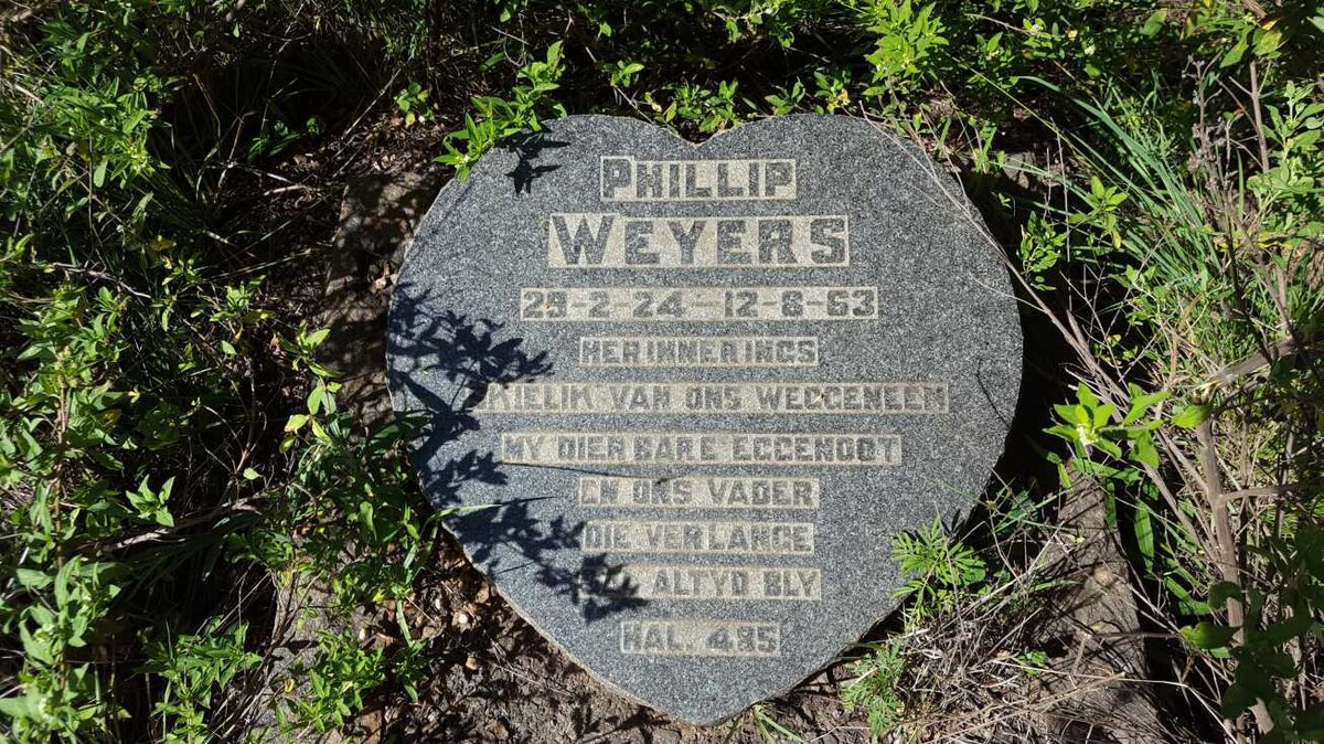 WEYERS Phillip 1924-1963