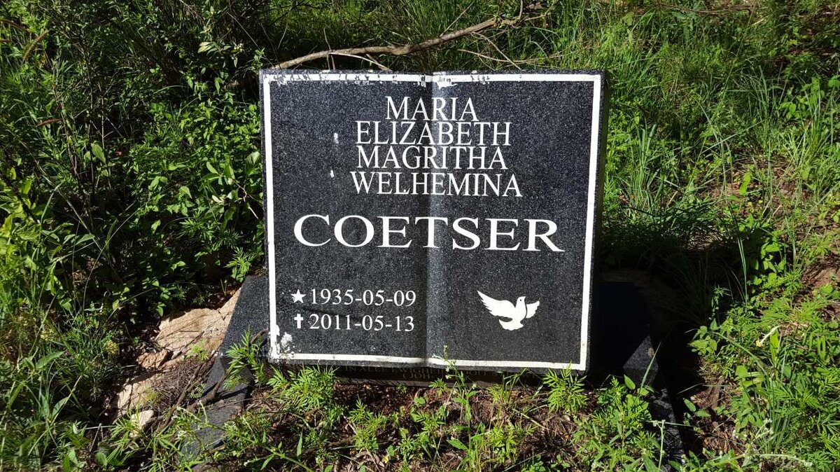 COETSER Maria Elizabeth Magritha Welhemina 1935-2011