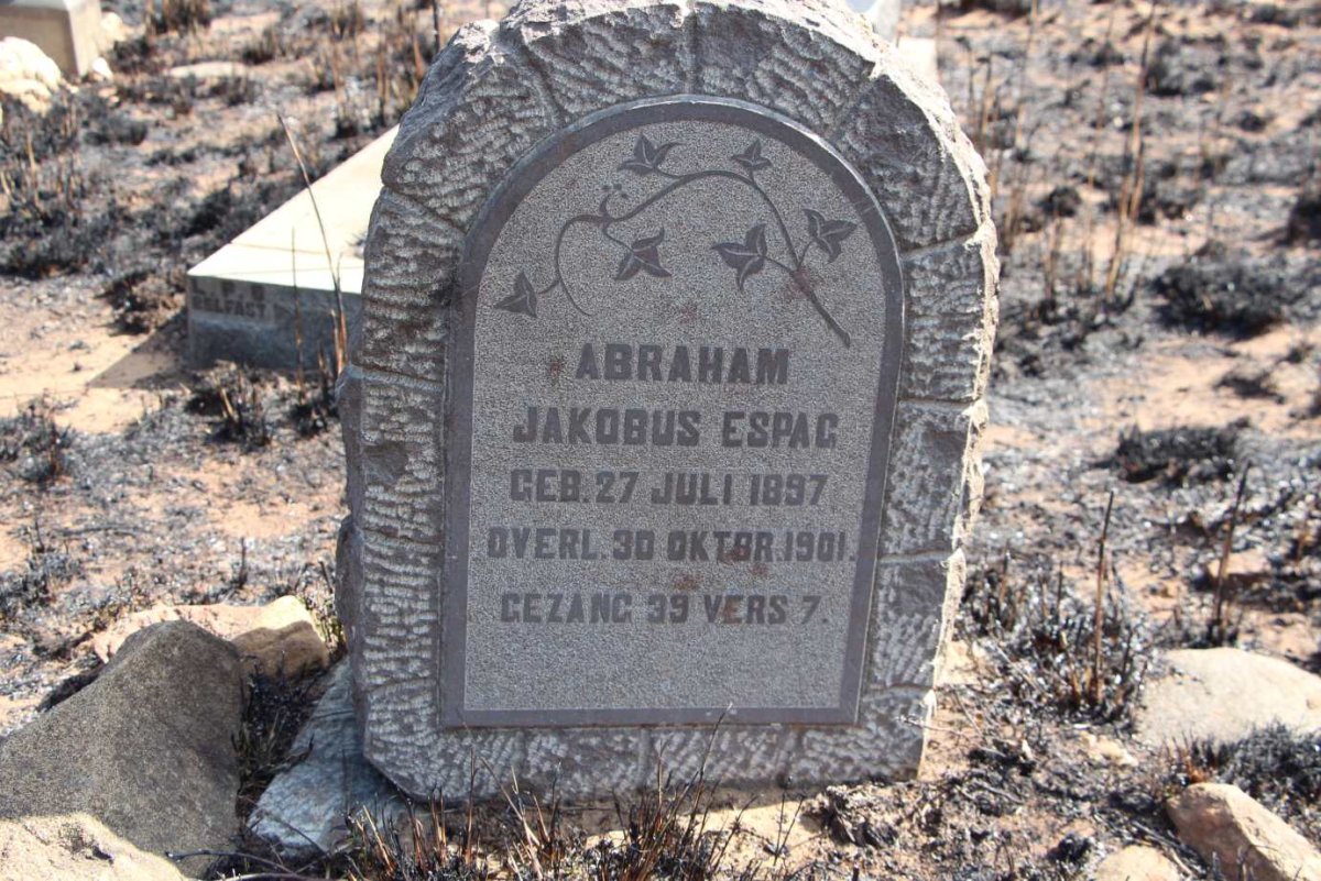 ESPAG Abraham Jakobus 1897-1901