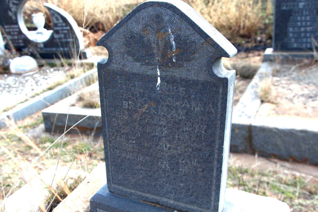 BROEKMAN Susara Johanna 1897-1898