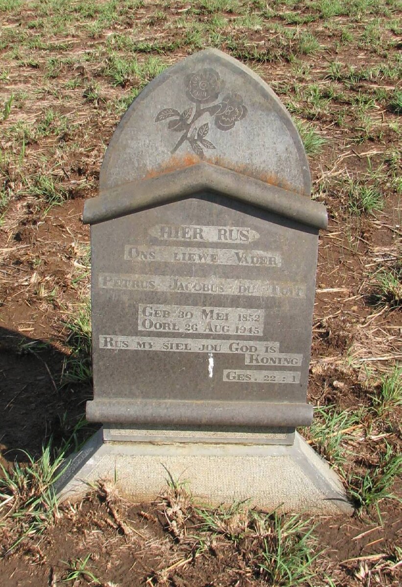 TOIT Petrus Jacobus, du 1852-1945