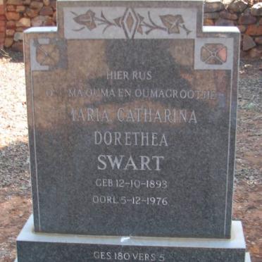 SWART Maria Catharina Dorethea 1893-1976