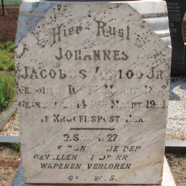 VOSLOO Johannes Jacobus 1858-1901