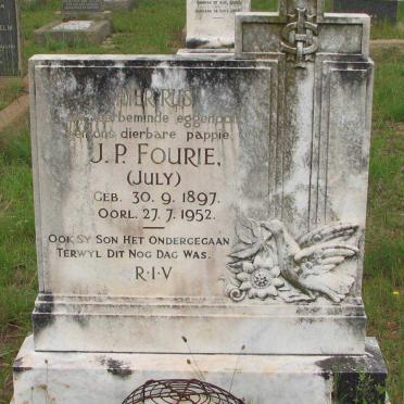 FOURIE J.P. 1897-1952