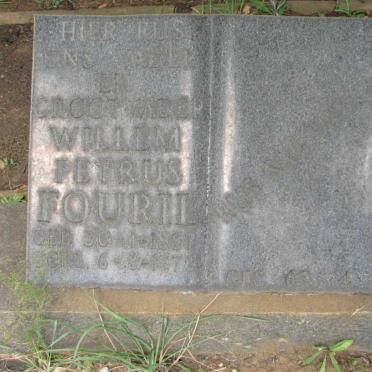 FOURIE Willem Petrus 1887-1976