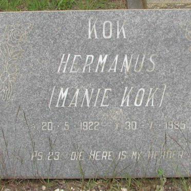 KOK Hermanus 1922-1985