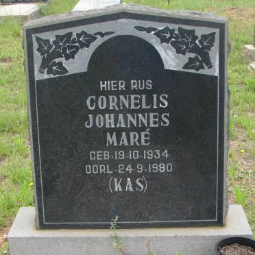 MARÉ Cornelis Johannes 1934-1980