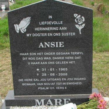 MARE Ansie 1965-2008