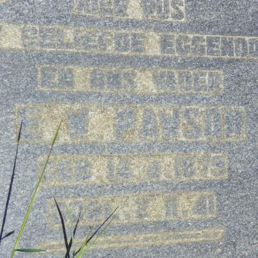 PAWSON E.W. 1879-1941