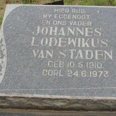 STADEN Johannes Lodewikus, van 1910-1973