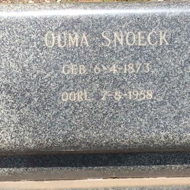 SNOECK 1873-1958