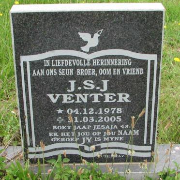 VENTER J.S.J. 1978-2005