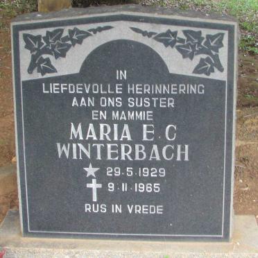 WINTERBACH Maria E.C. 1929-1965