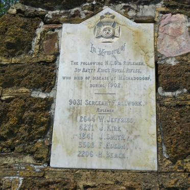 5. Memorial overview - List of names