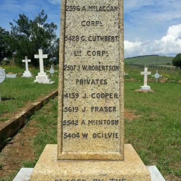 6. In memory of Gordon Highlanders 2nd Battalion