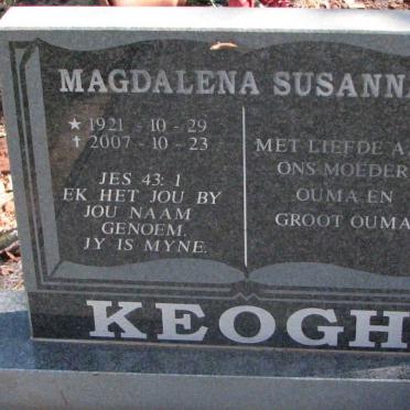 KEOGH Magdalena Susanna 1921-2007