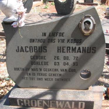 GROENEWALD Jacobus Hermanus 1972-1993