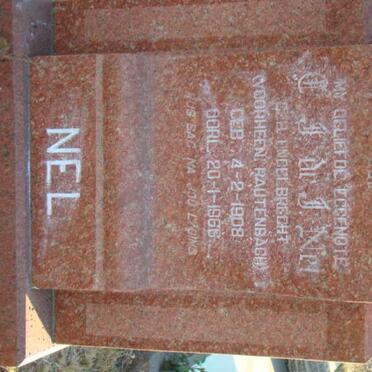 NEL C.J.J., voorheen RAUTENBACH nee ENGELBRECHT 1908-1966
