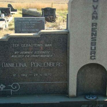 RENSBURG Danielina Poklenberg, van 1912-1970