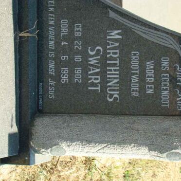 SWART Marthinus 1902-1996