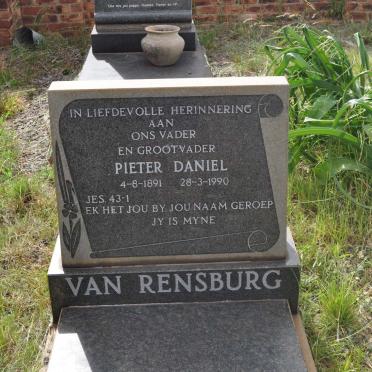 RENSBURG Pieter Daniel, van 1891-1990
