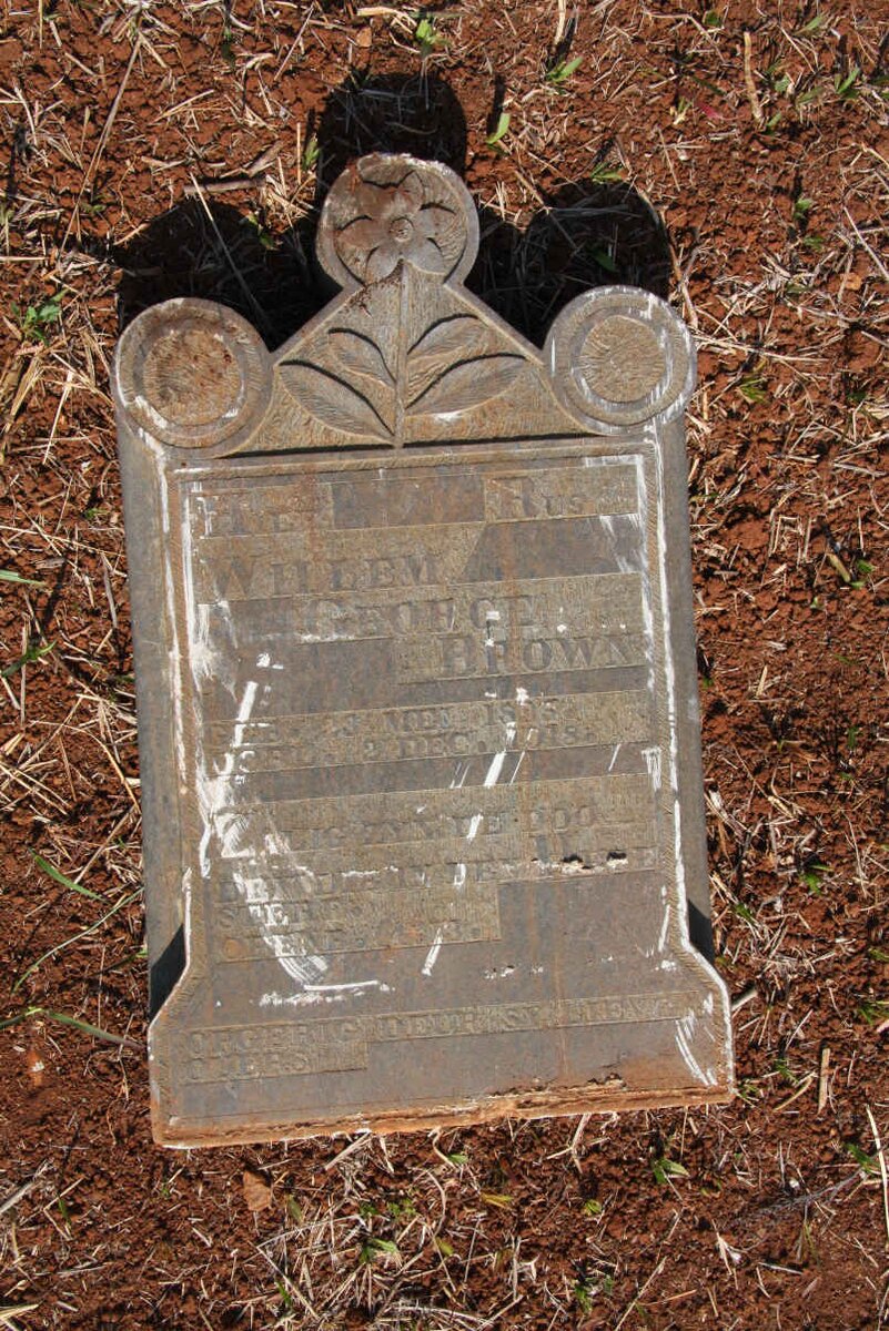 BROWN Willem George 1895-1918