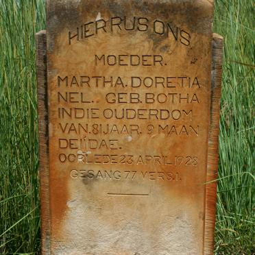 NEL Martha Doretia nee BOTHA -1928