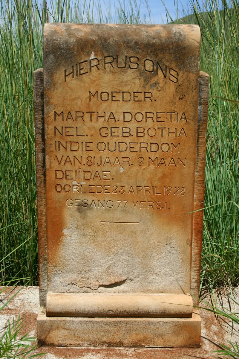 NEL Martha Doretia nee BOTHA -1928