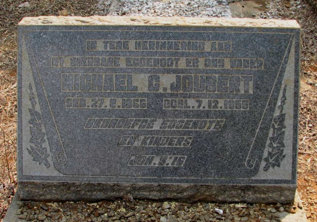 JOUBERT Michael C. 1866-1955