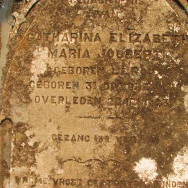 JOUBERT Catharina Elizabeth Maria nee LE ROUX