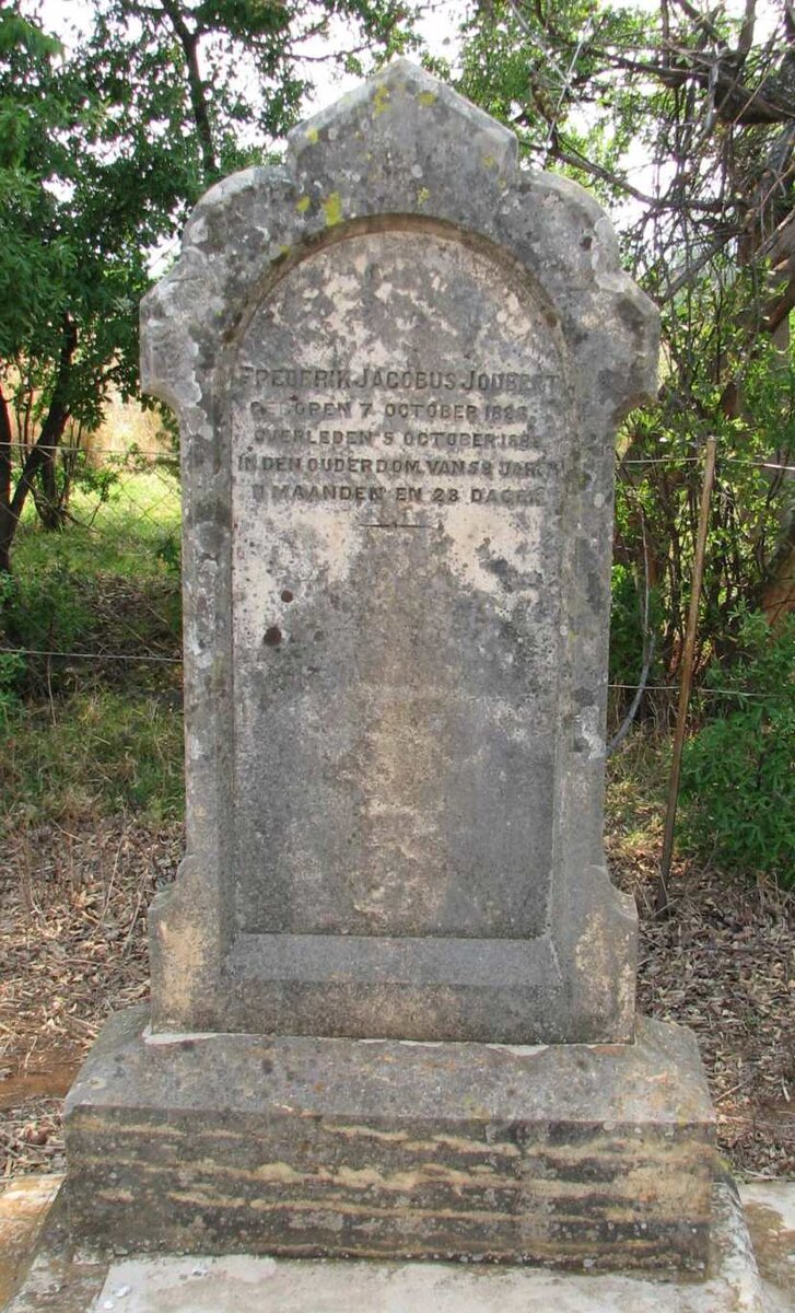 JOUBERT Frederik Jacobus 1823-1883