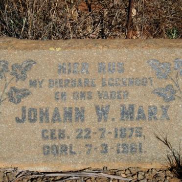 MARX Johann W. 1875-1961