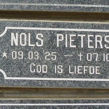 PIETERSE Nols 1925-1990