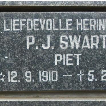 SWART P.J. 1910-2001