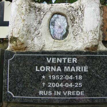 VENTER Lorna Marié 1952-2004