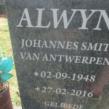 ANTWERPEN Johannes Smit, van 1948-2016
