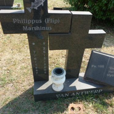 ANTWERP Philippus Marthinus, van 1947-2005