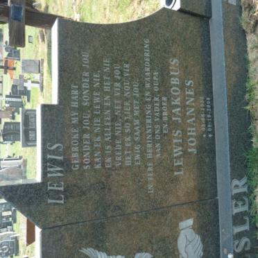 BRESLER Lewis Jakobus Johannes 1936–2008 &amp; Johanna Sophia 1937–2008 #2