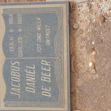 BEER Jacobus Daniel, de 1904-1983
