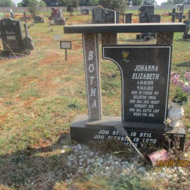 BOTHA Johanna Elizabeth 1976-2012