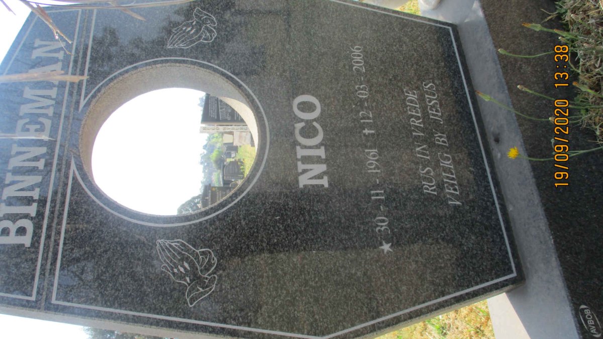 BINNEMAN Nico 1961-2006