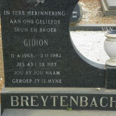 BREYTENBACH Gidion 1963-1982