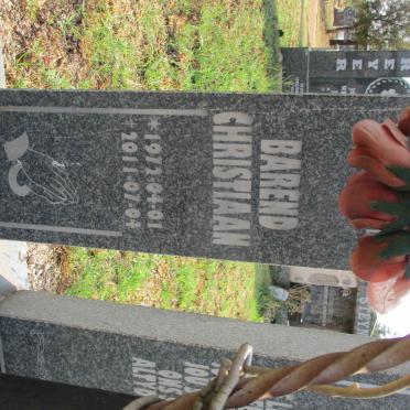 BOOYSEN Barend Christiaan 1972–2011 #2