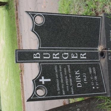 BURGER H.J. 1950-2003