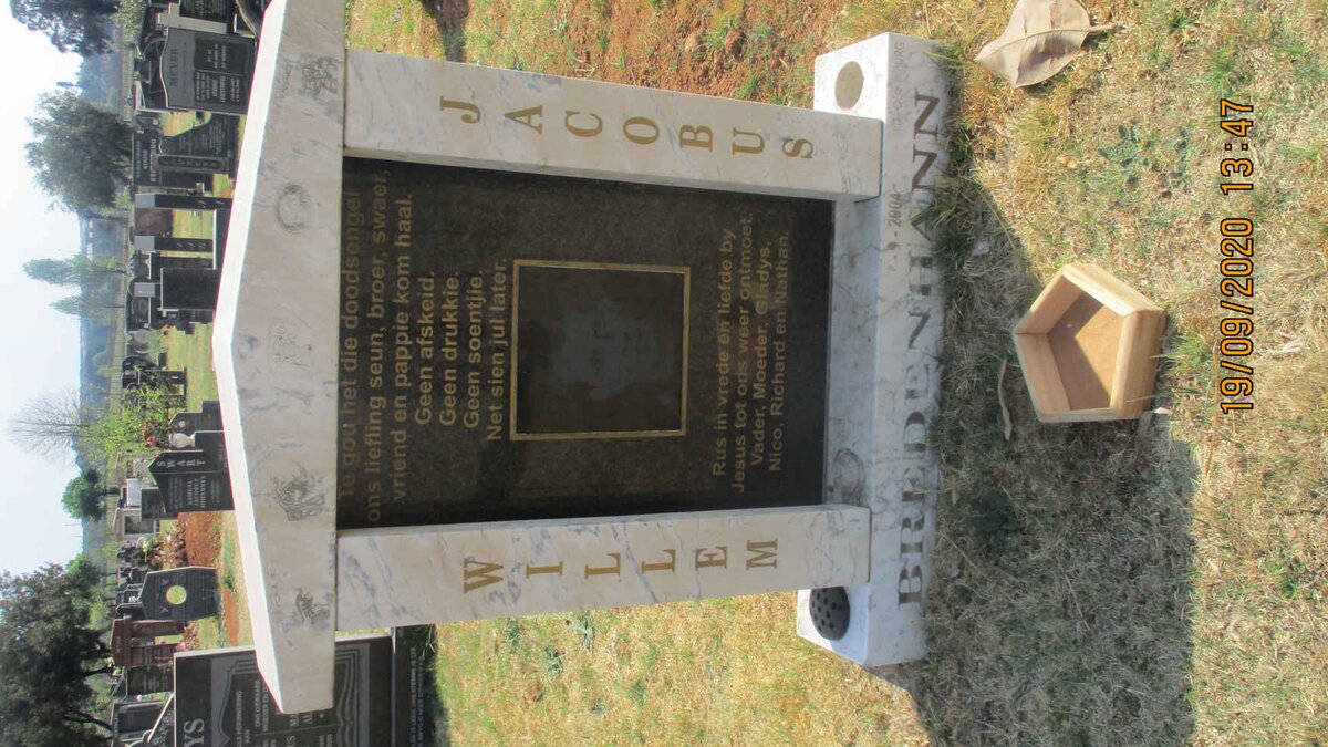 BREDENHANN Willem Jacobus -2004