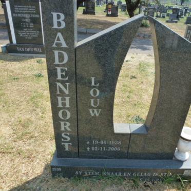 BADENHORST Louw 1938-2006
